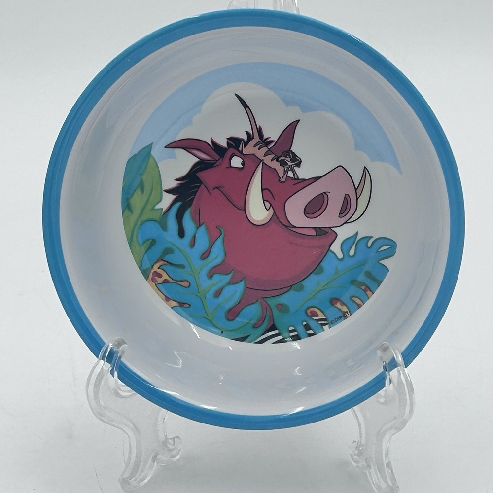 Walt Disney Lion King Pumbaa Timon Plastic Bowl Zak Designs Melamine Kid Lunch